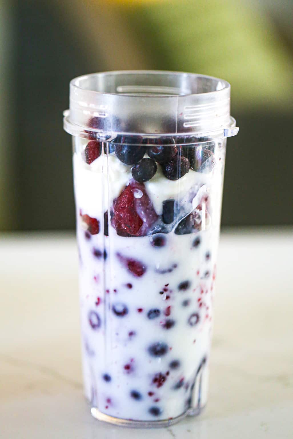 Healthy Mixed Berry Protein Smoothie - The Baking ChocolaTess