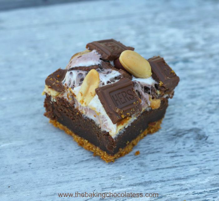 Rocky Road S'mores Brownies recipe