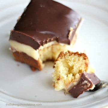 Easy Boston Cream Poke Cake