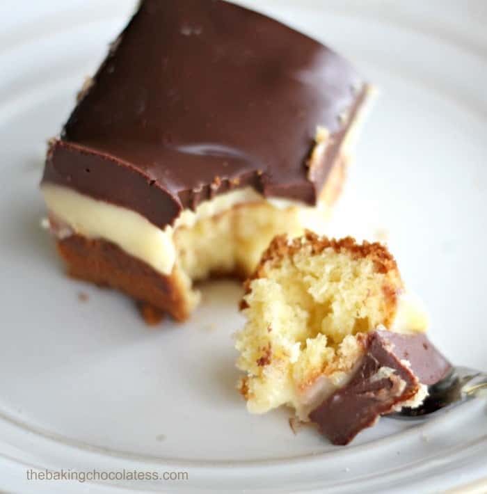 Easy Boston Cream Poke Cake