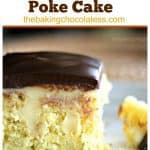 Easy Boston Cream Poke Cake