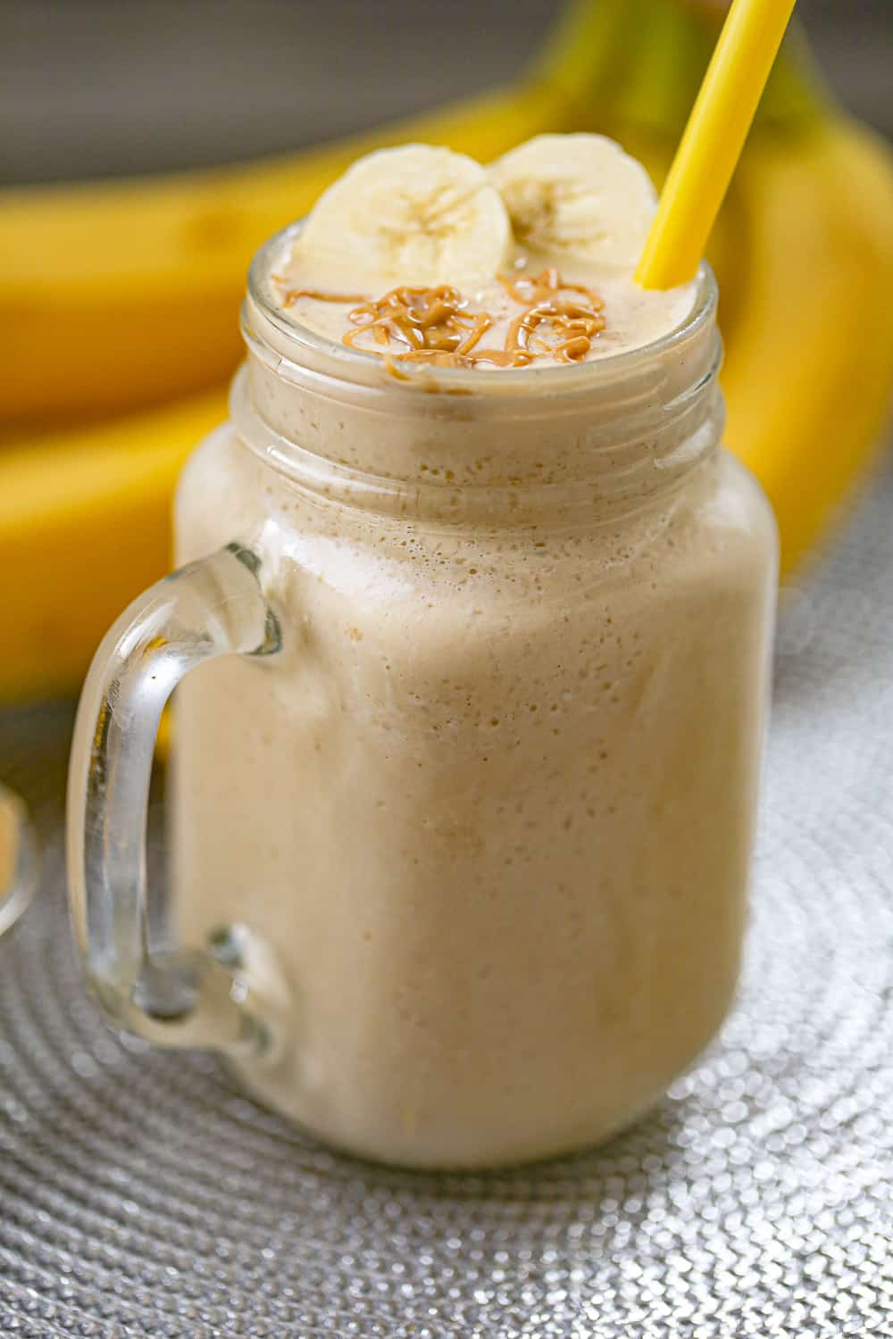 Peanut Butter Banana Protein Smoothie - The Baking ChocolaTess