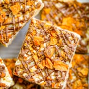 Butterfinger Rice Krispie Treats