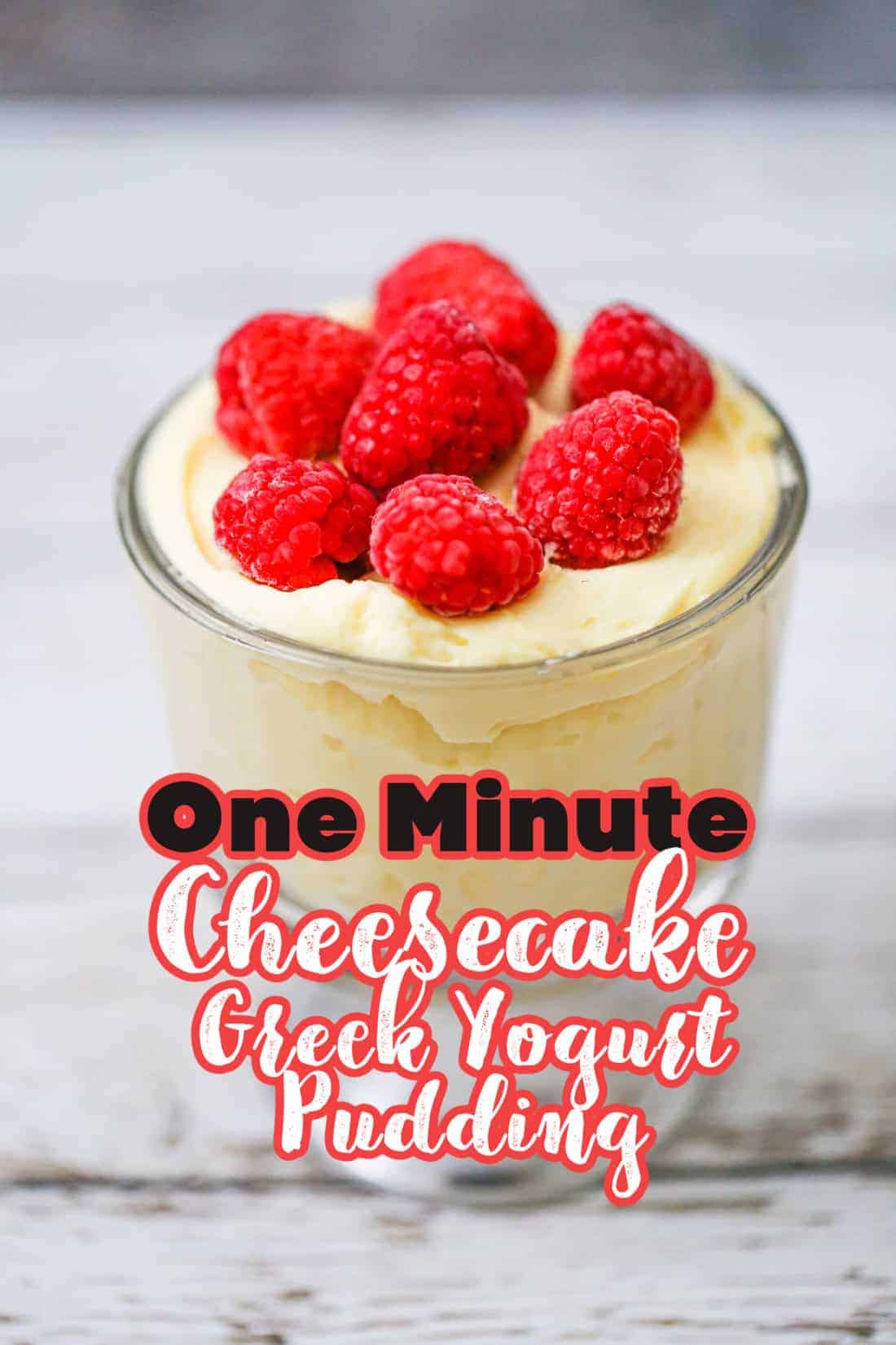 One Minute Cheesecake Yogurt Pudding The Baking ChocolaTess