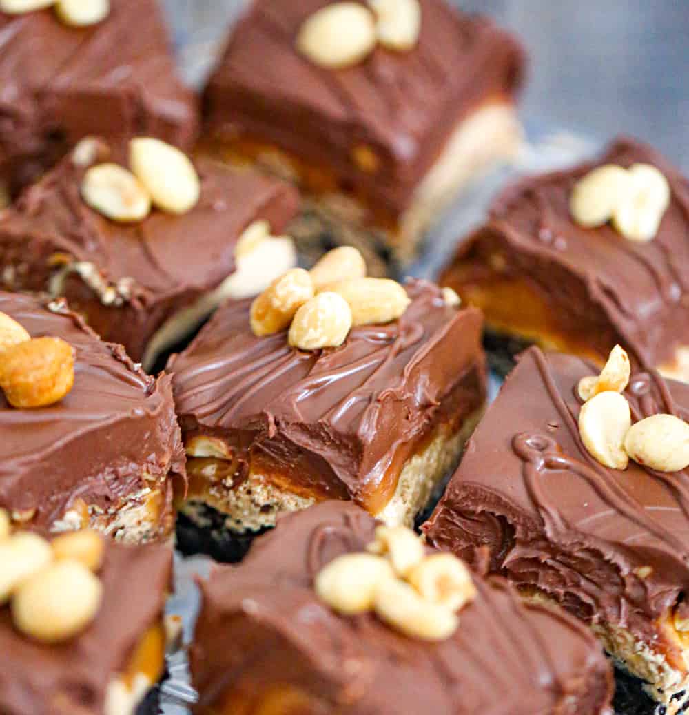 snickers brownie recipe