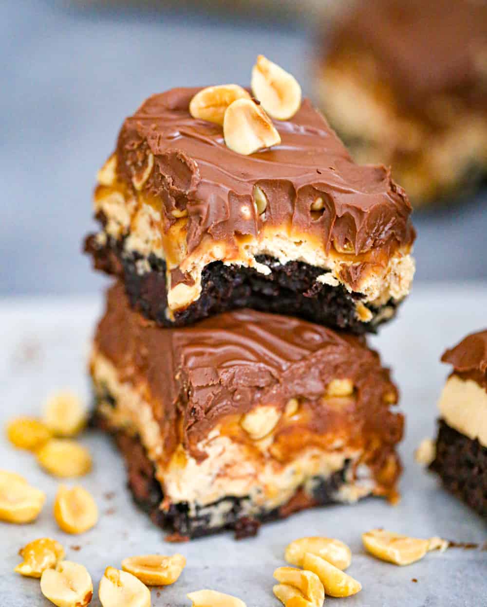snickers brownie recipe