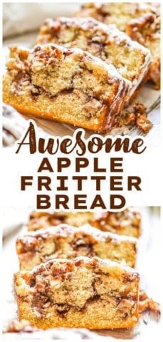 Awesome APPLE FRITTER BREAD