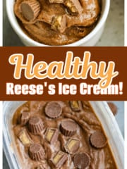 Healthy Reese's Ice Cream!