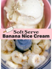Soft Serve Banana Nice Cream