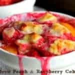 Southern Peach and Raspberry Cobbler
