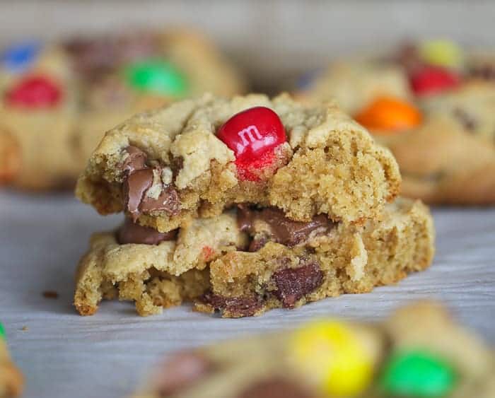 Soft Peanut Butter Loaded Cookies