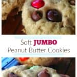 Soft JUMBO Peanut Butter Cookies