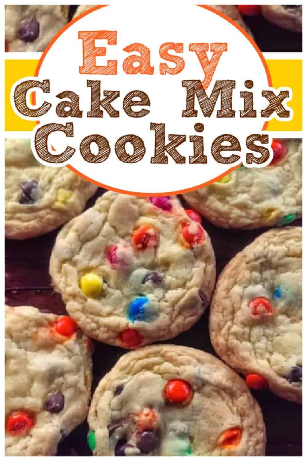 Cake Batter M&M Cookies