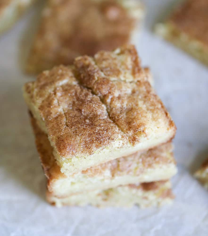 RECIPE Homemade Snickerdoodle Cookie Bars 