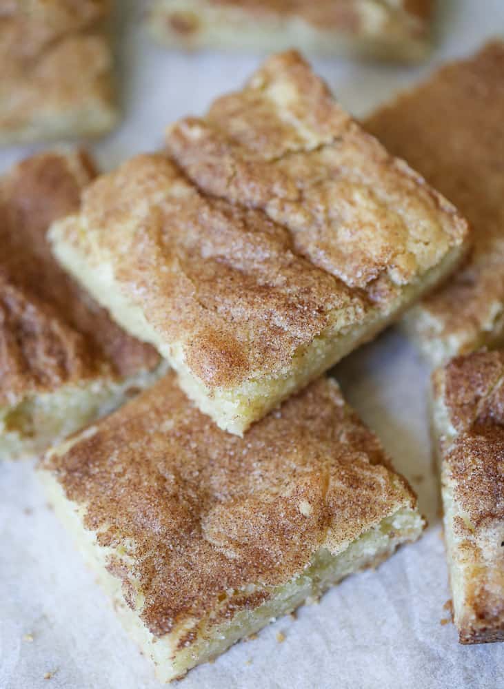 RECIPE Homemade Snickerdoodle Cookie Bars 