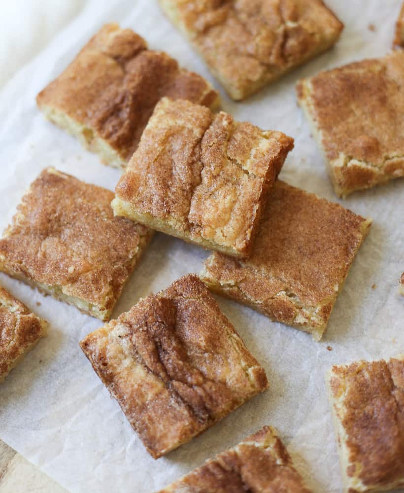 RECIPE Homemade Snickerdoodle Cookie Bars 