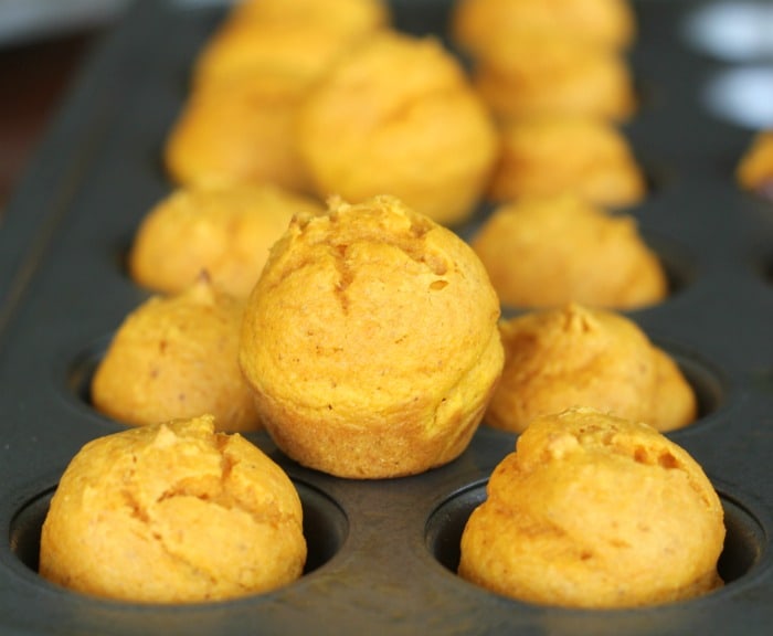 2 Ingredient Pumpkin Donut Muffins