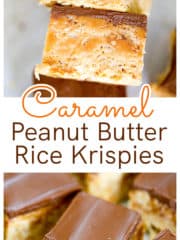 Caramel Peanut Butter Rice Krispies