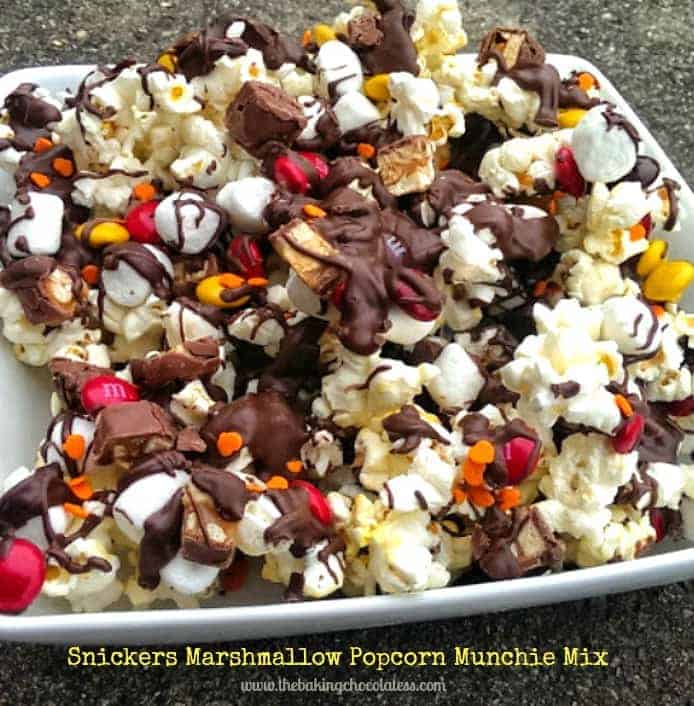 Snicker Marshmallow Munchie Popcorn Snack Mix