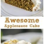 'Awesome' Cinnamon Applesauce Cake