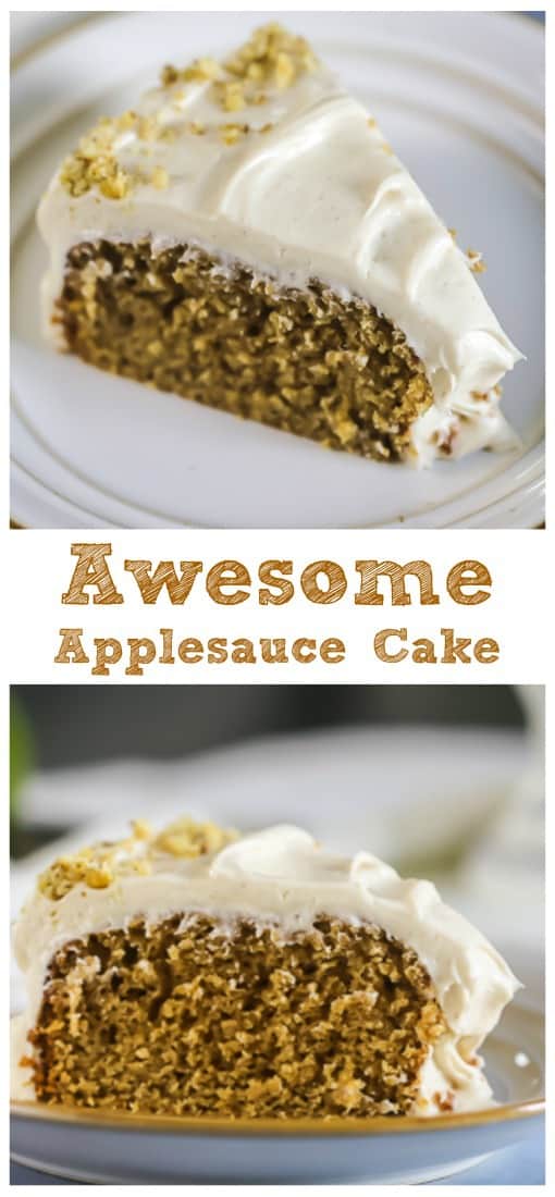 \'Awesome\' Cinnamon Applesauce Cake