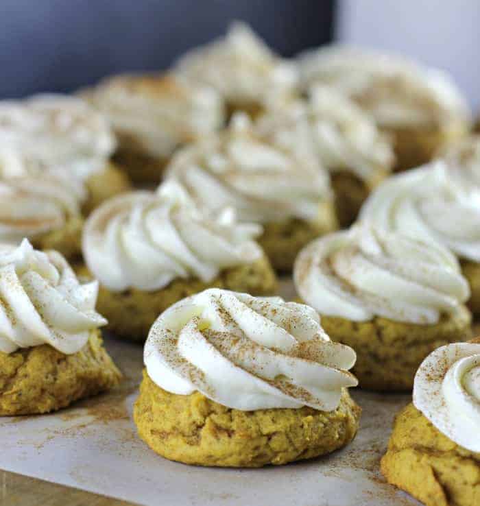 7 Pumpkin Cookie Recipes for Pumpkin Cookie Lovers! #Pumpkin #Cookies #Thanksgiving #Christmas #dessert