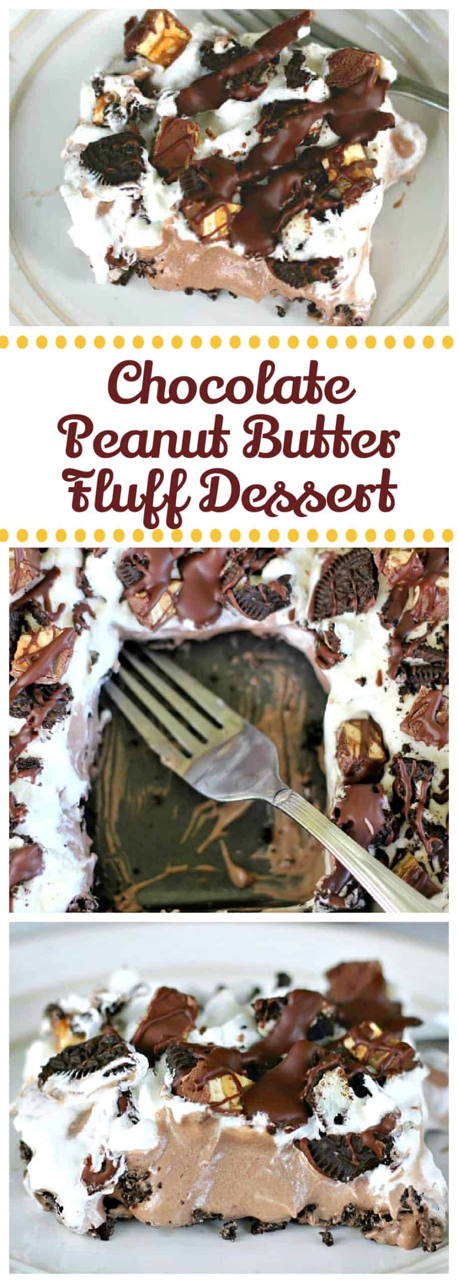 Heavenly Chocolate & Peanut Butter Fluff Dessert The Baking ChocolaTess