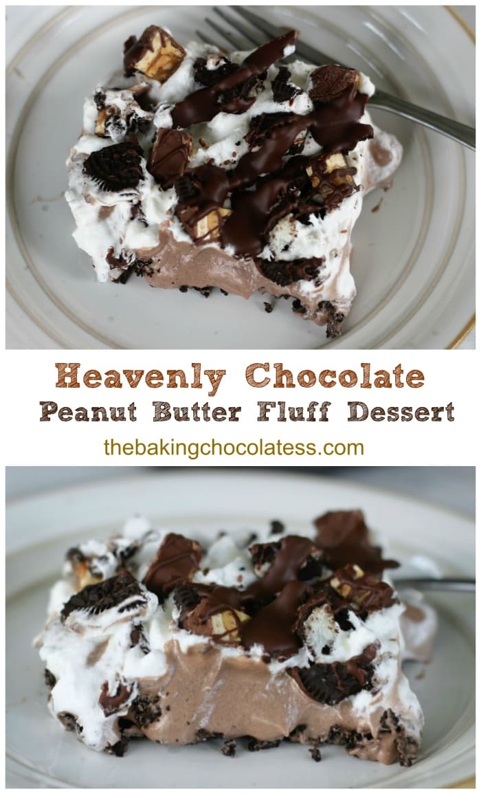 Heavenly Chocolate & Peanut Butter Fluff Dessert