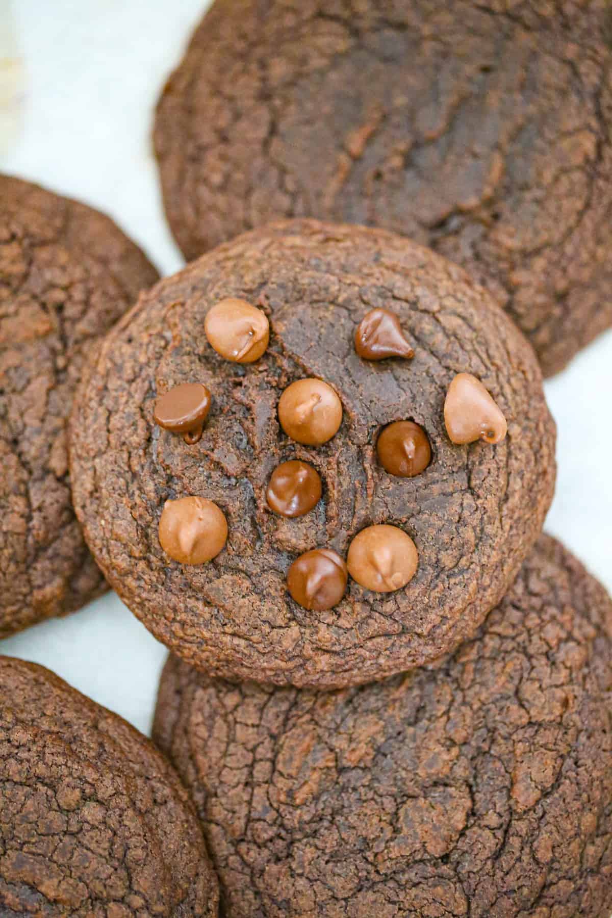 Easy chocolate Brownie Mix Cookies cookie recipe brownies