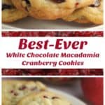 Best-Ever White Chocolate Cranberry Macadamia Nut Cookies