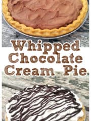 Whipped Chocolate Cream Pie!