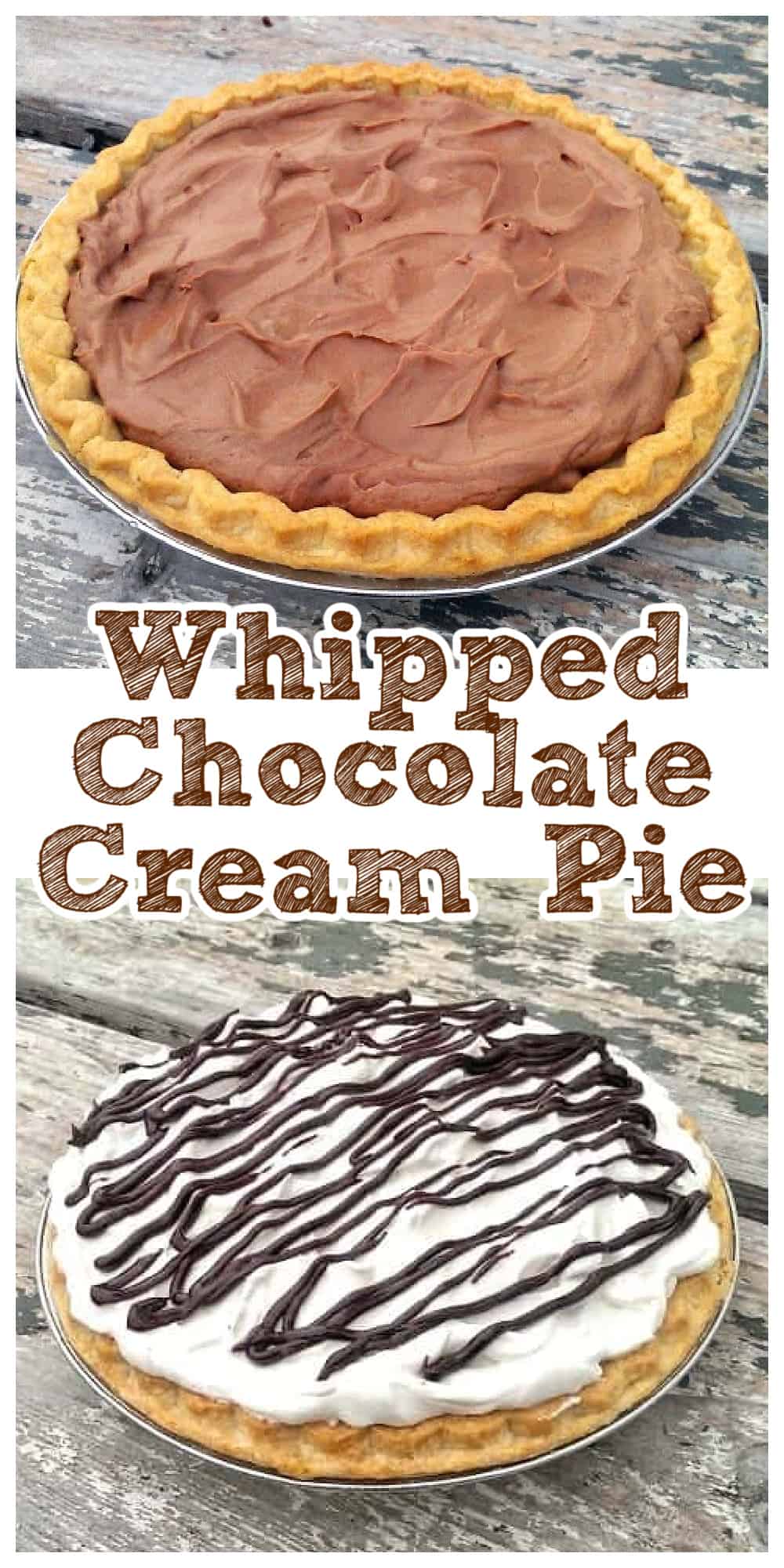 Whipped Chocolate Cream Pie!