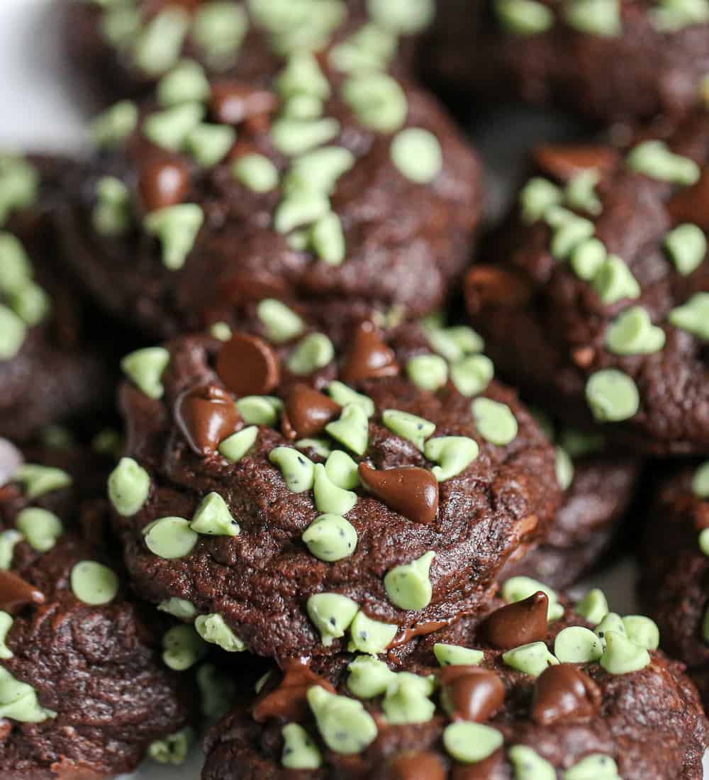 Soft Batch Chocolate Mint Chip Cookies recipe