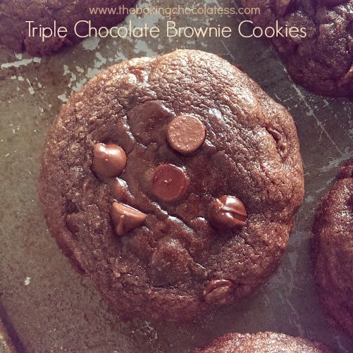 riple Chocolate Brownie Cookies