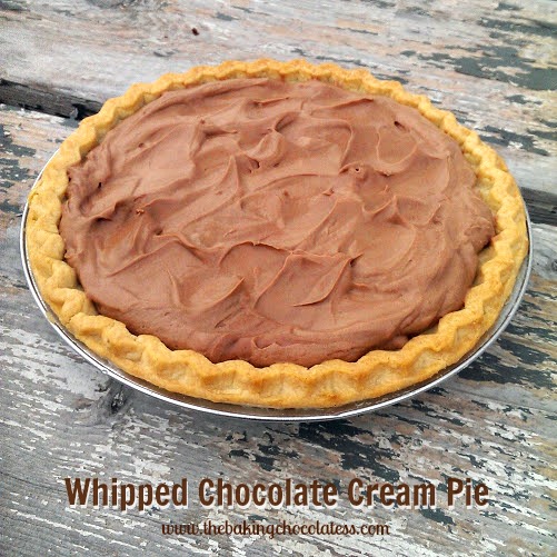Whipped Chocolate Cream Pie
