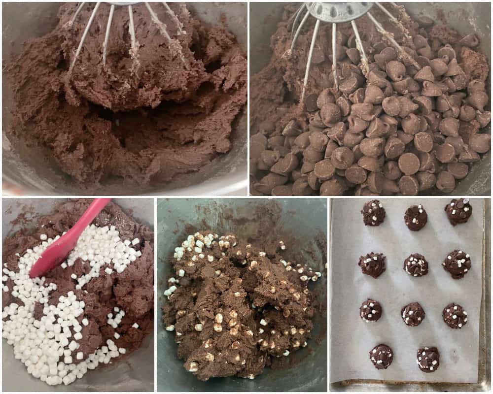 Hot Chocolate Marshmallow Cookies Ultimate Reese's Marshmallow Cookie Pizza recipe cookies chocolate peanut butter