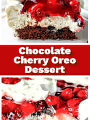 Chocolate Cherry Oreo Dessert