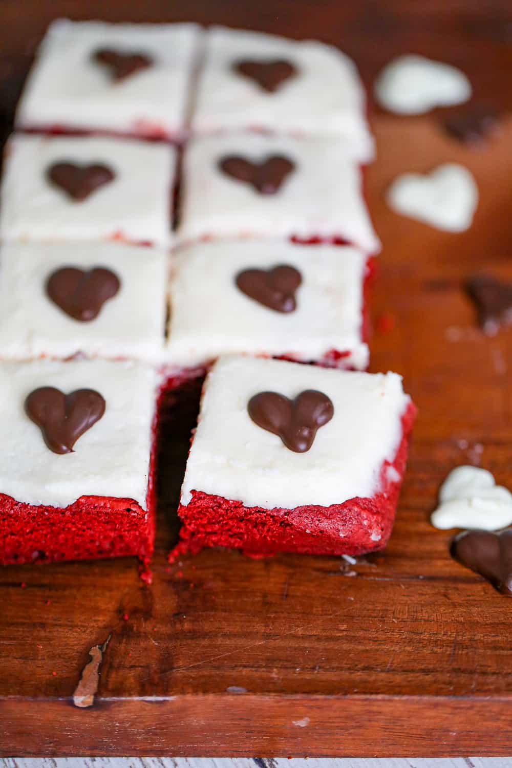 cake mix red velvet brownies