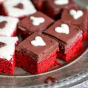 Red Velvet Tuxedo Brownies