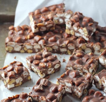 Heavenly Chocolate Rocky Road Candy! {5 Ingredients!}