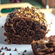 Chocolate Peanut Butter Banana Loaf