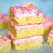 Frosted Soft Sugar Cookie Bars