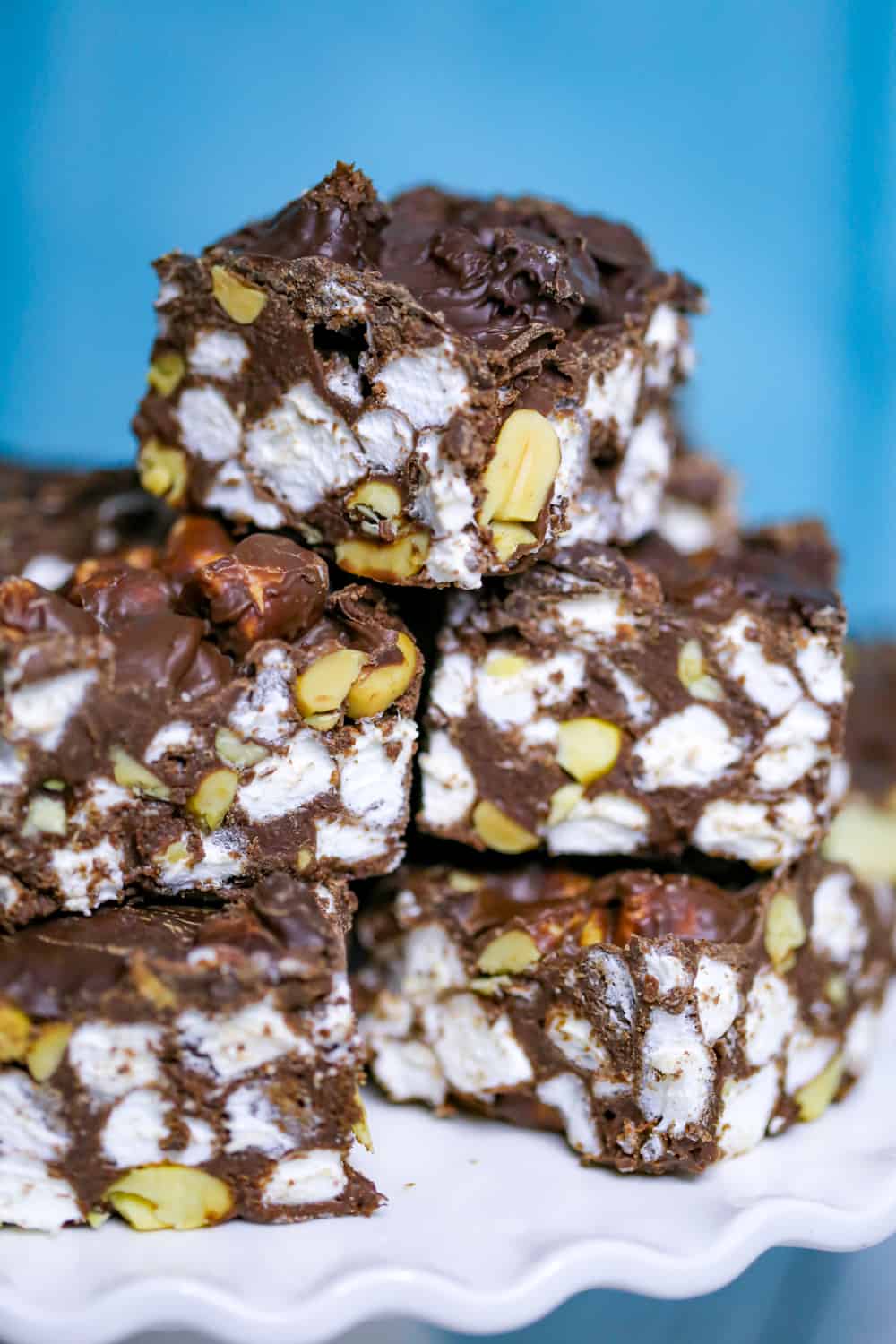 easy chocolate rocky road candy