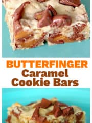 Butterfinger Caramel Cookie Bars