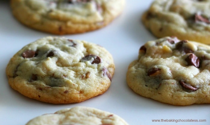 Almond Toffee Chocolate Chip Cookies recipe cookies with symphony 