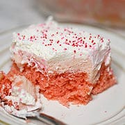 Strawberry Creme Passion Poke Cake!