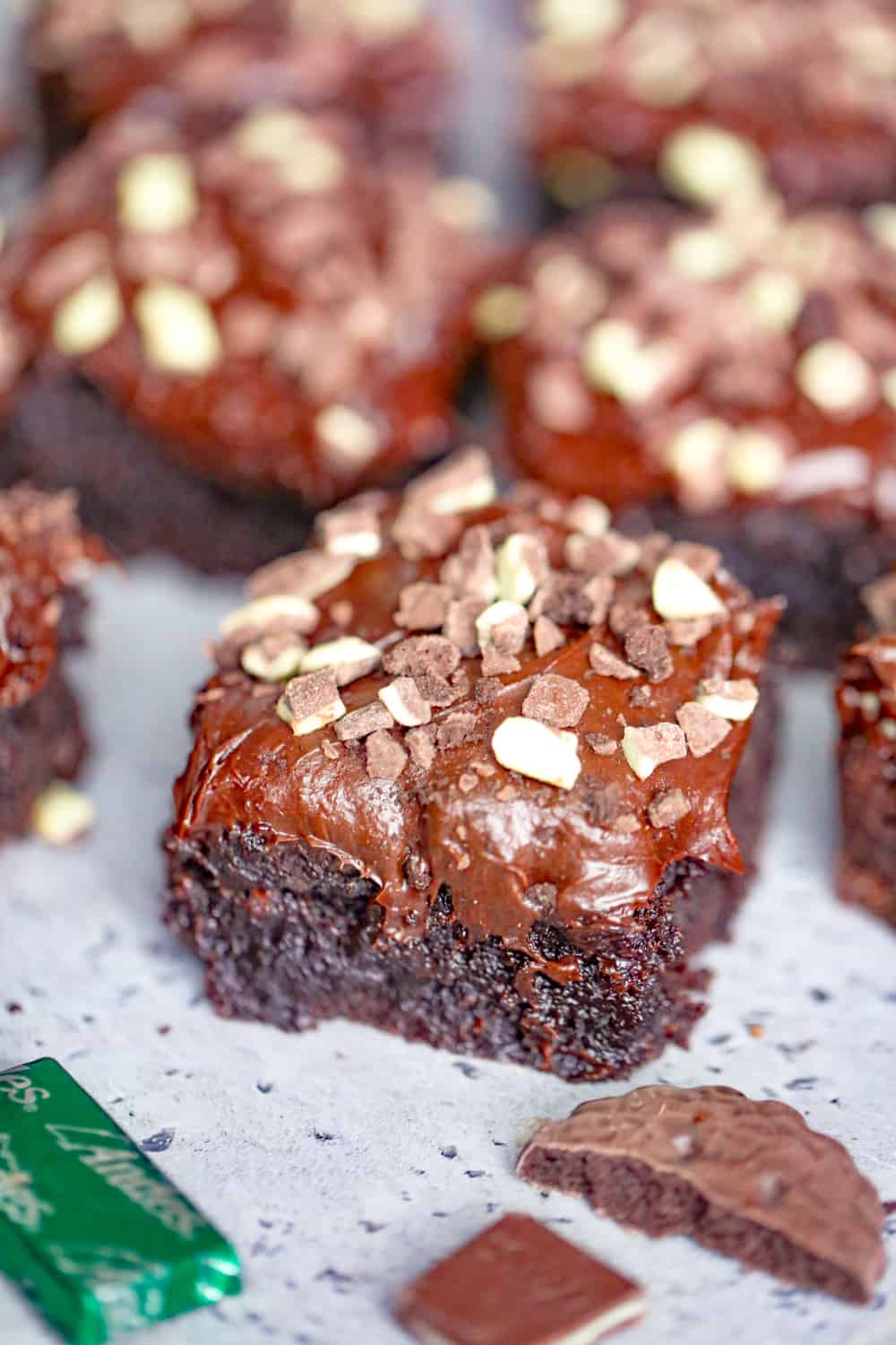brownies with thin mints