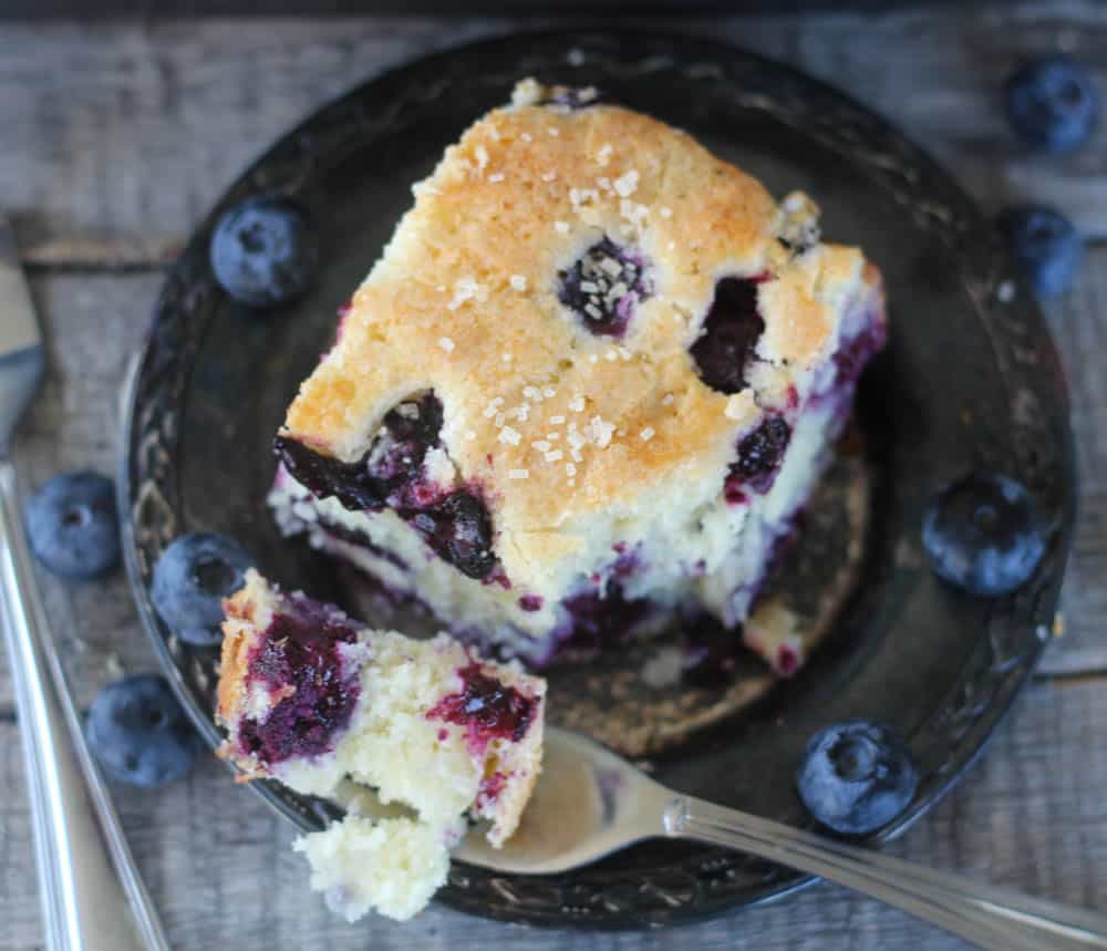 Buttermilk Blueberry Explosion Cake!