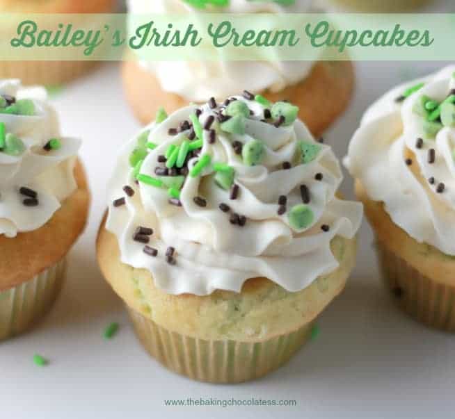 Bailey's Irish Cream Cupcakes
