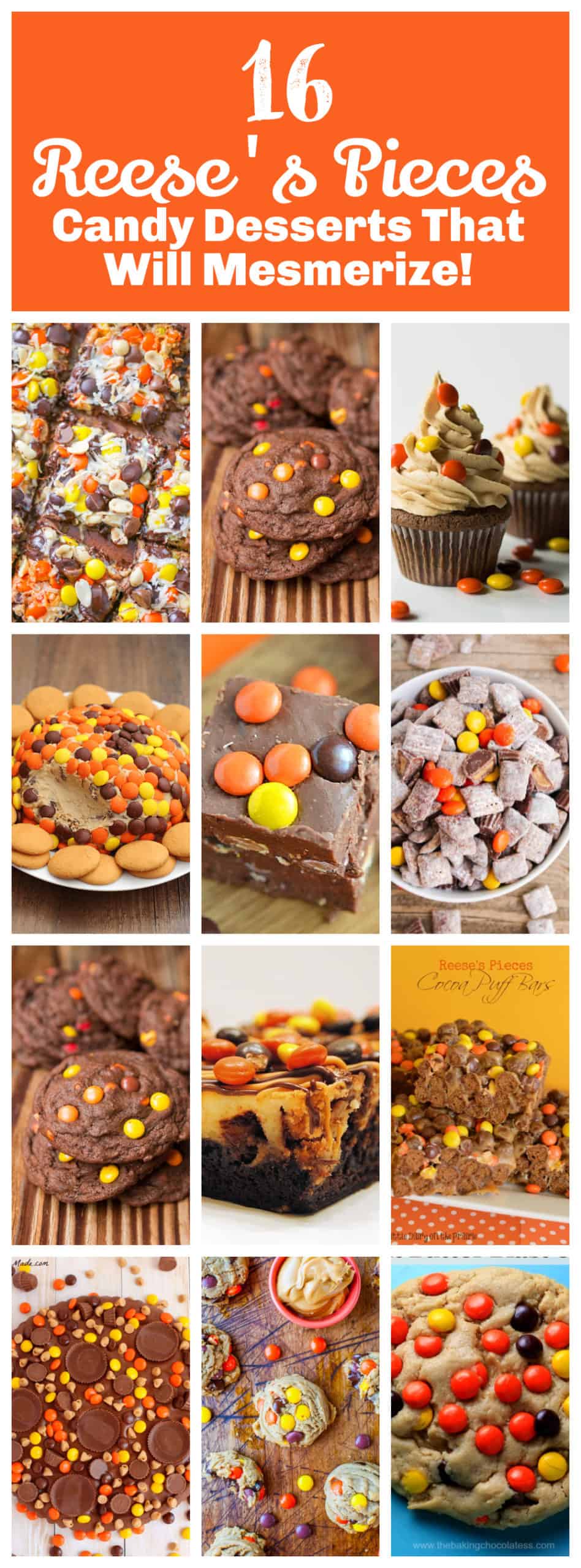 16 Reese's Pieces Candy Desserts&nbsp;That Will&nbsp;Mesmerize